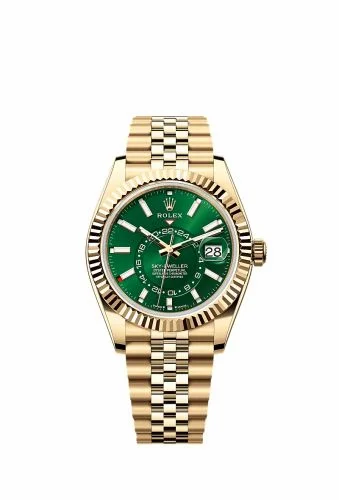 Rolex Sky-Dweller Yellow Gold / Green / Jubilee 336938-0008 (m336938-0008)